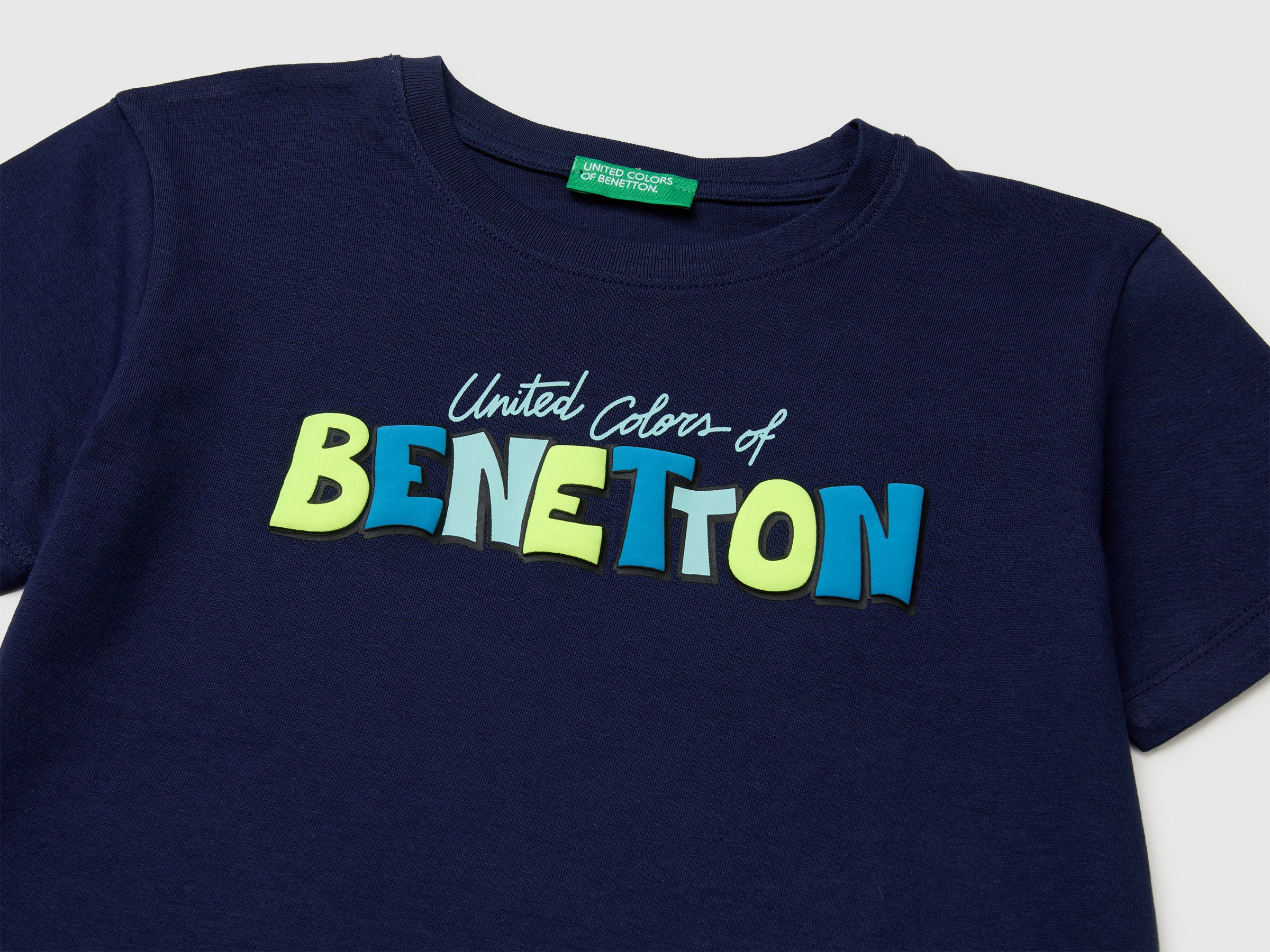 Organic cotton T-shirt with logo print - ucb_image_DS1
