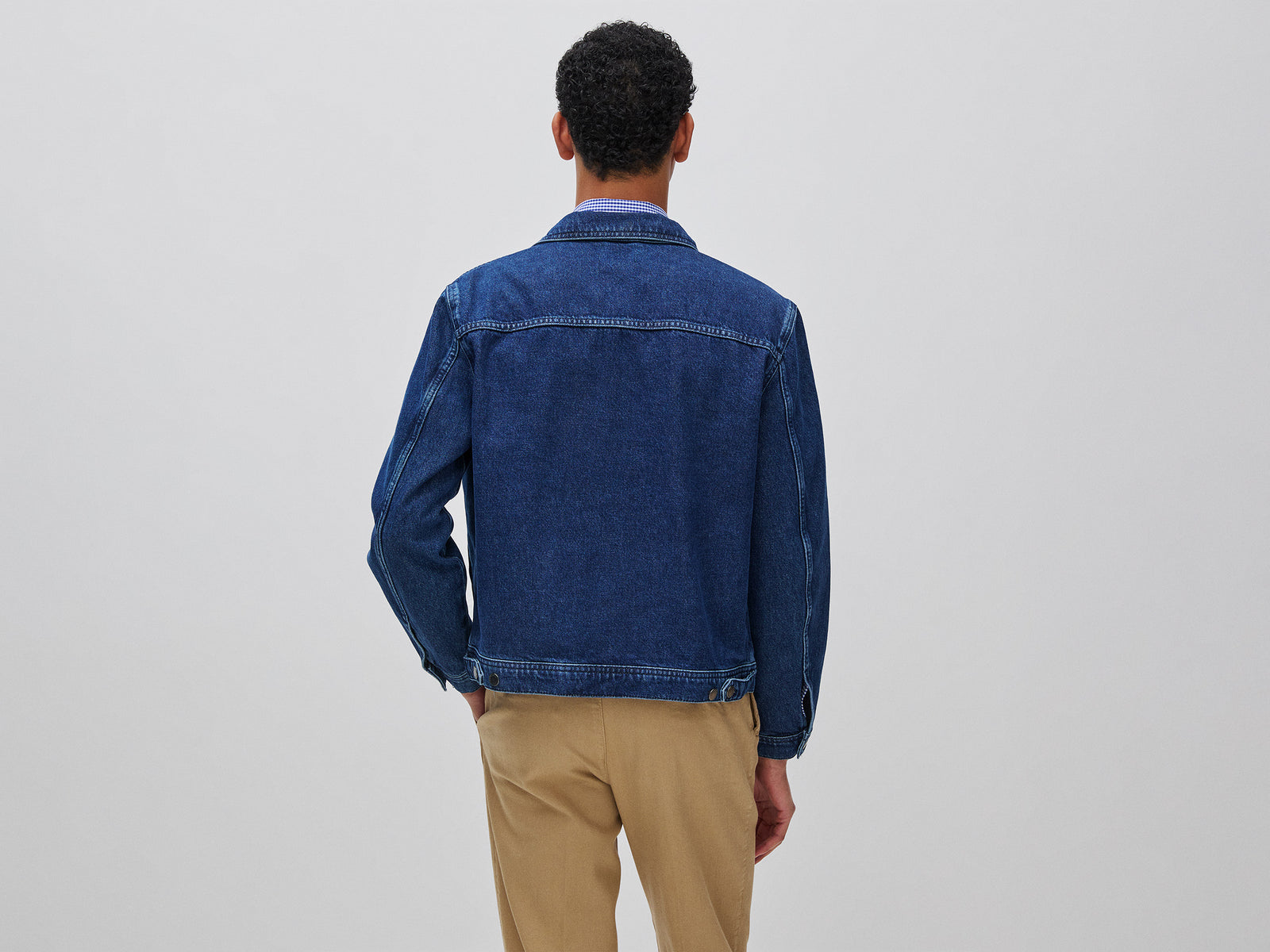 Blusão em denim regular fit - ucb_image_B