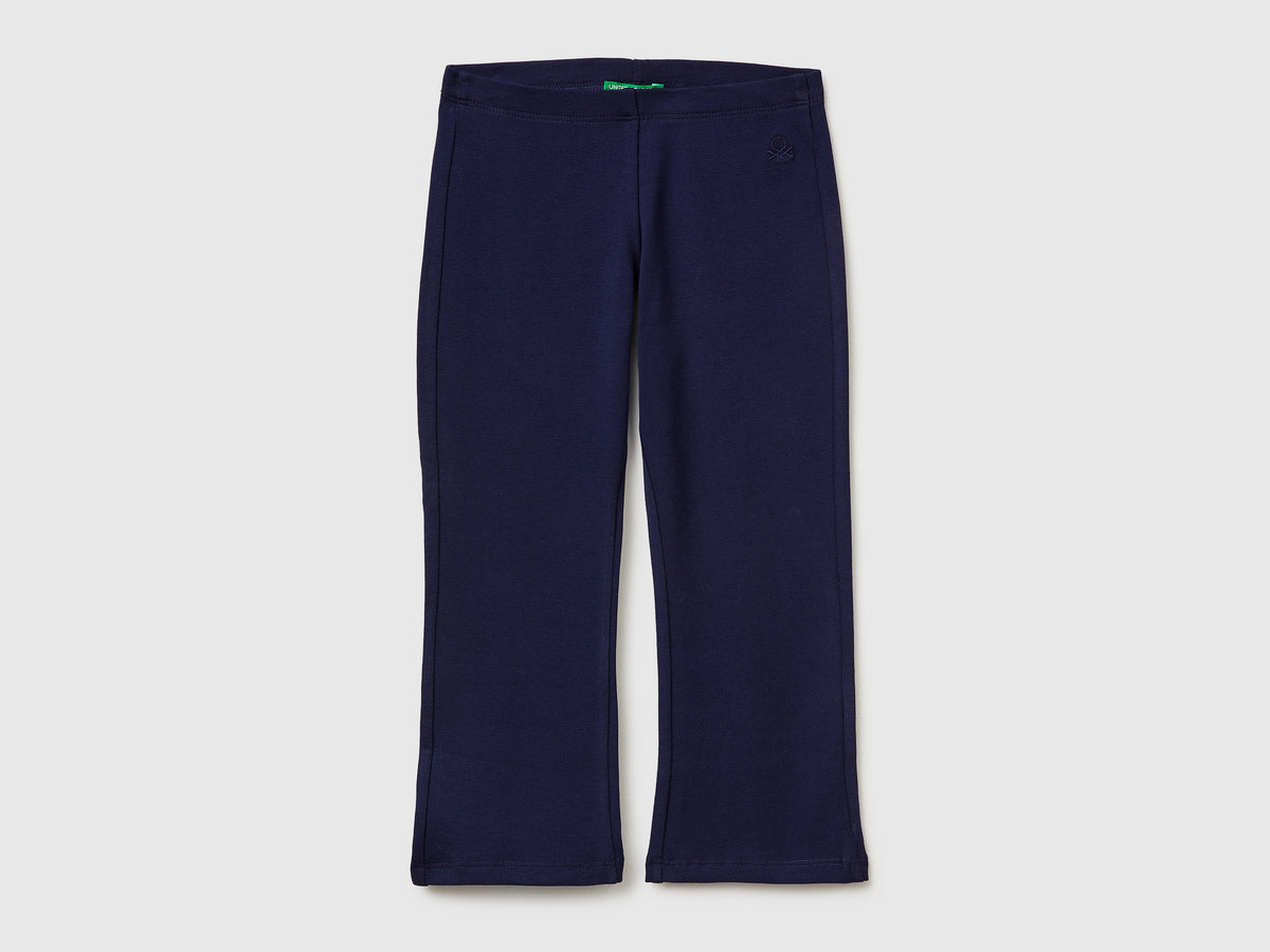 Leggings à boca-de-sino em algodão stretch - ucb_image_FS