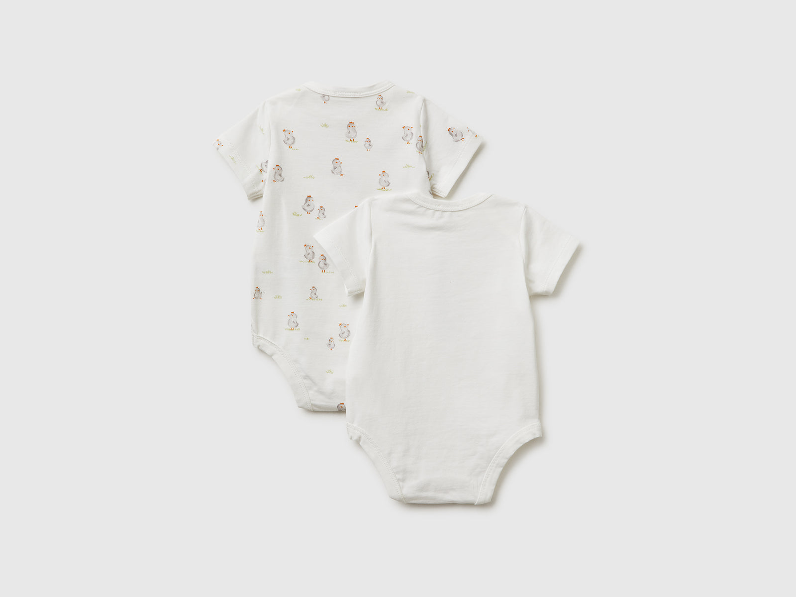 Two bodysuits in stretch organic cotton - ucb_image_BS