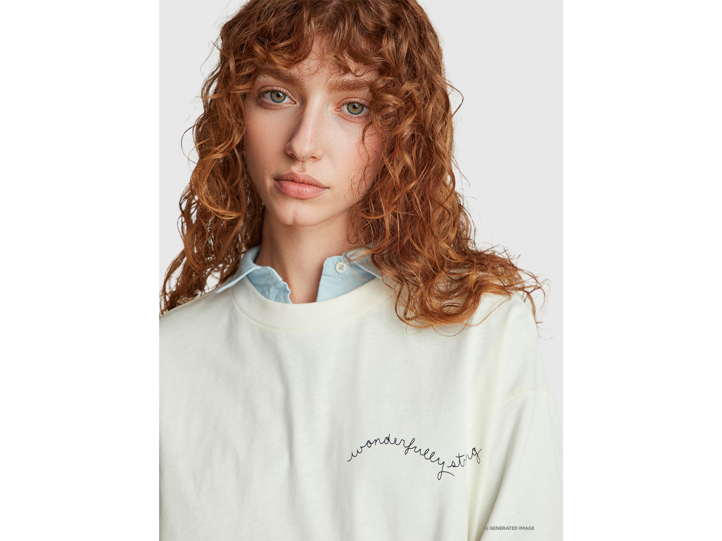 T-shirt com estampa slogan - ucb_image_FY