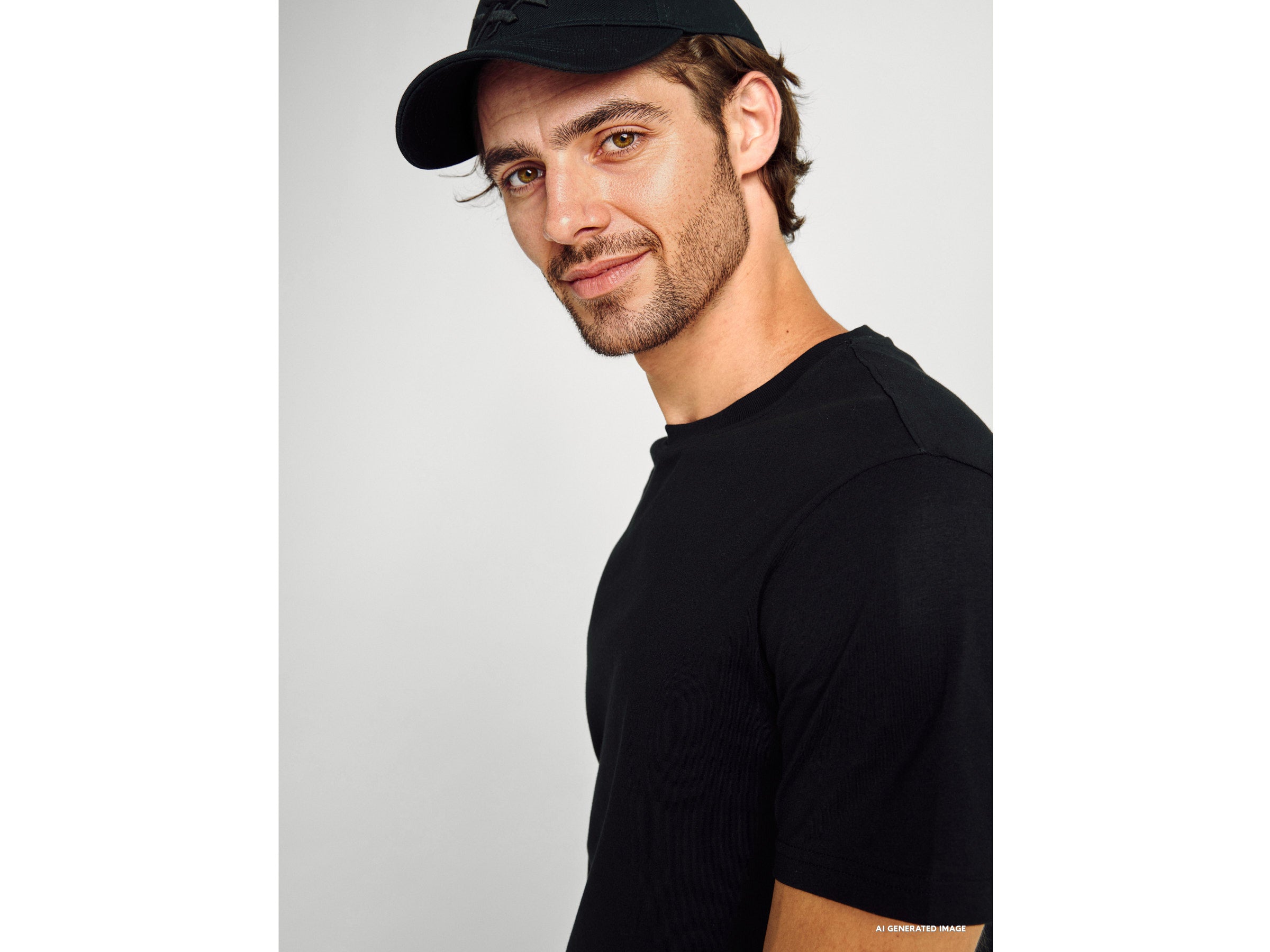 T-shirt em algodão de fibra longa - ucb_image_FY