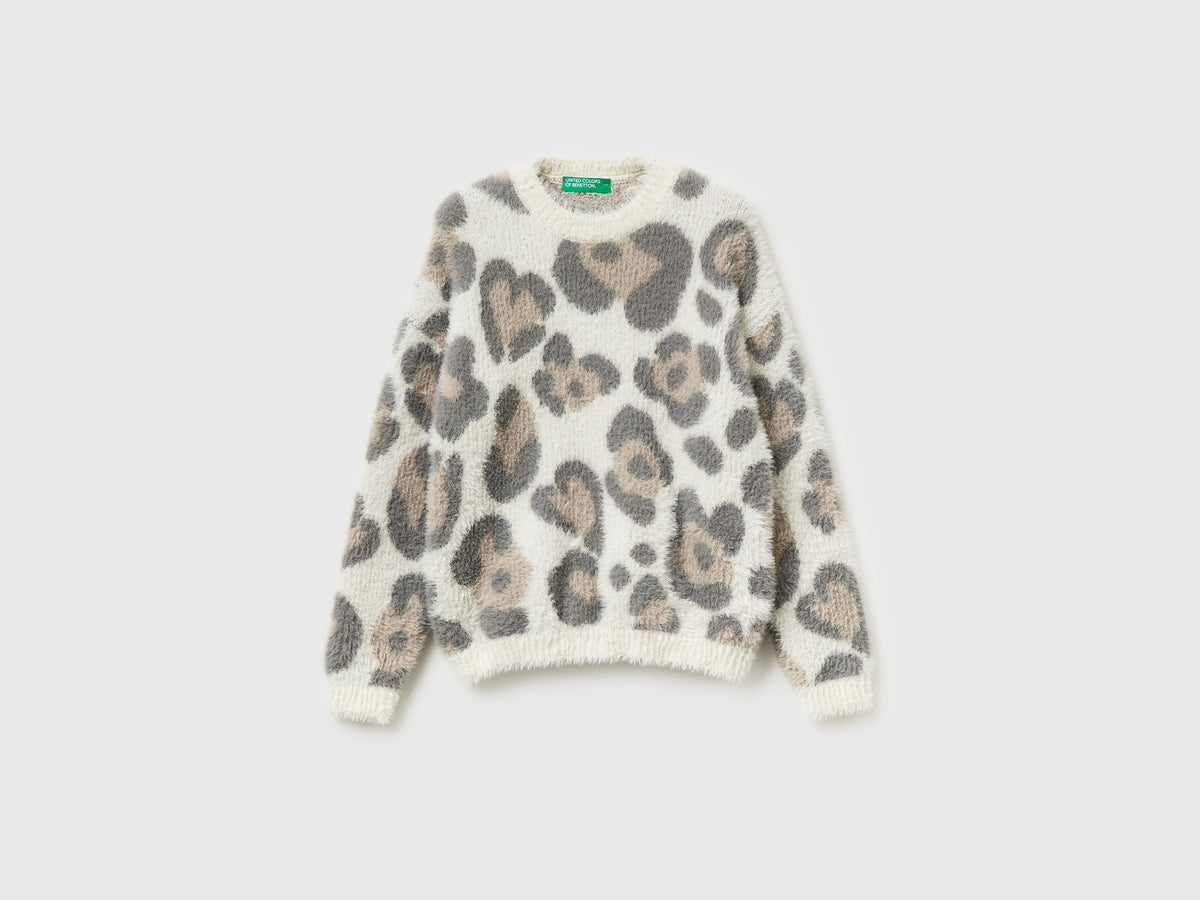 Camisola animalier em fio felpudo - ucb_image_FS