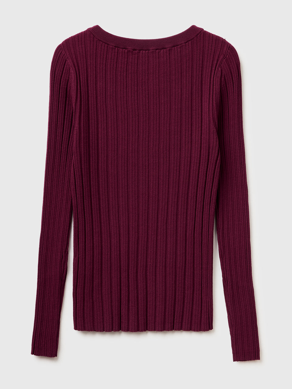 Fitted ribbed sweater - ucb_image_BS