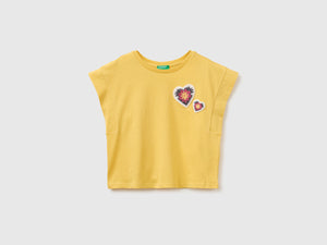 Camiseta sin mangas con bordado