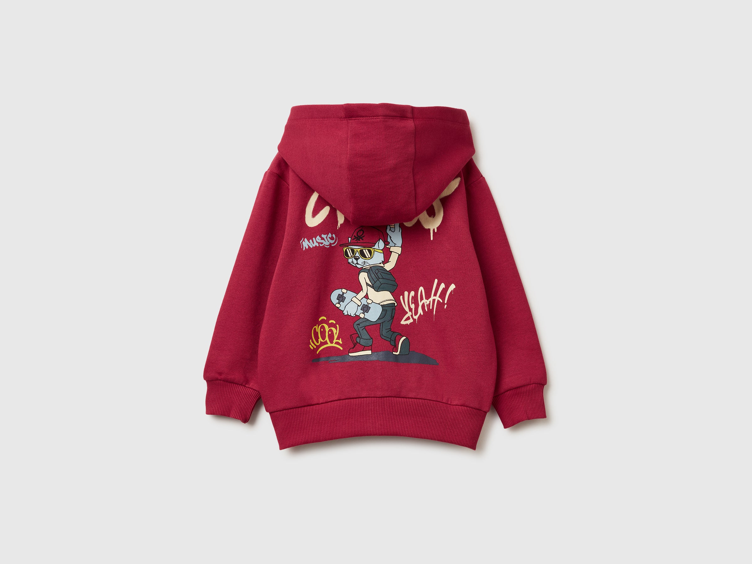 Casaco quente com estampa e capuz - ucb_image_BS