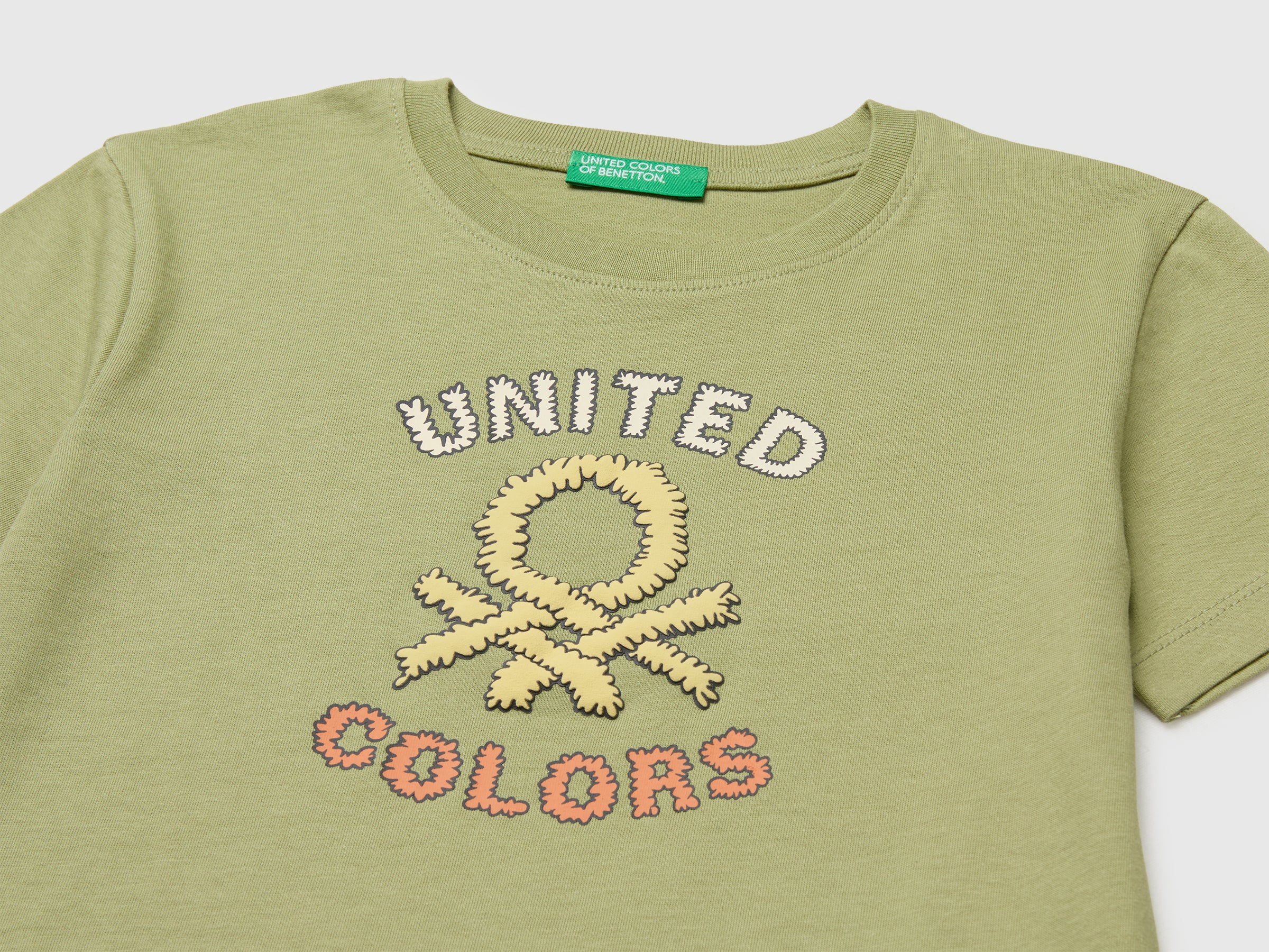 Organic cotton T-shirt with logo print - ucb_image_DS1