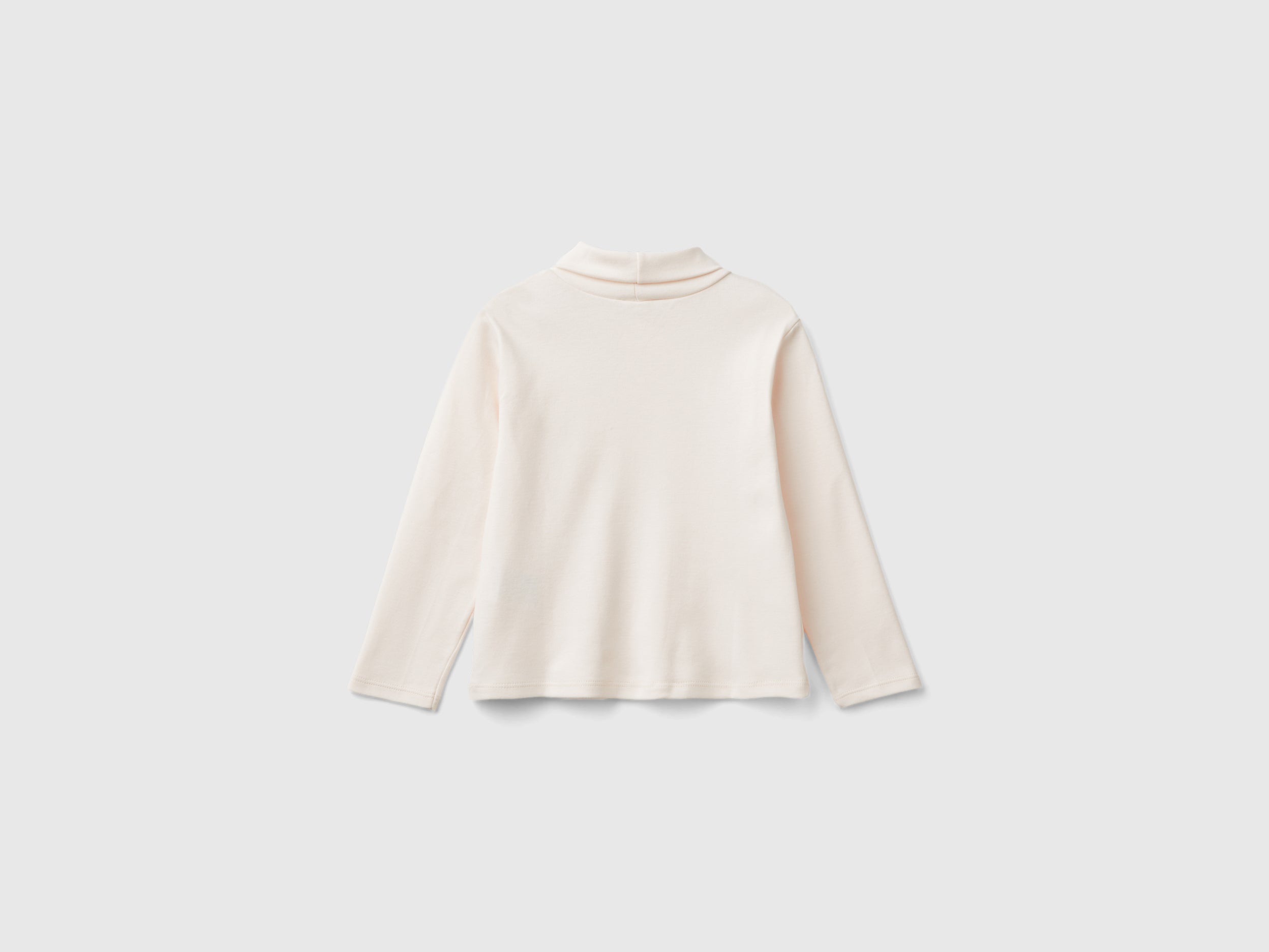 T-shirt de gola alta em algodão quente orgânico - ucb_image_BS