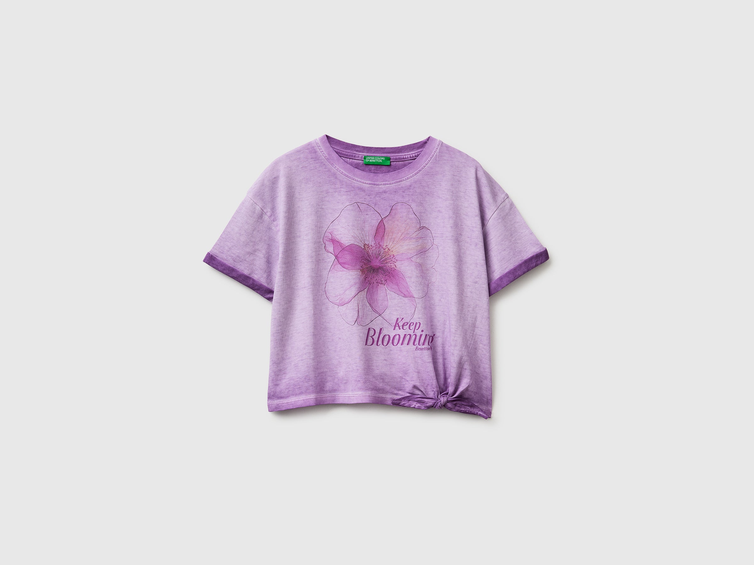 T-shirt with print and knot - ucb_image_FS