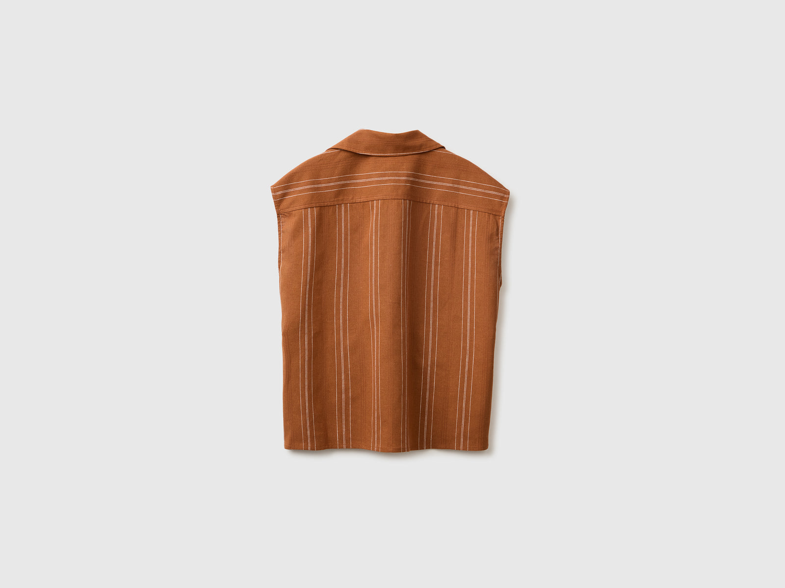 Linen blend wrap blouse - ucb_image_BS