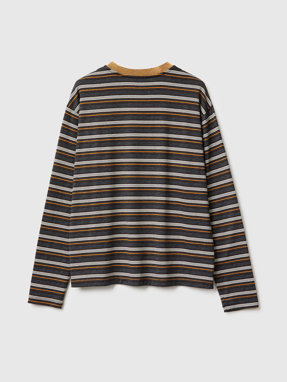 T-shirt às riscas com gola lurex - ucb_image_BS