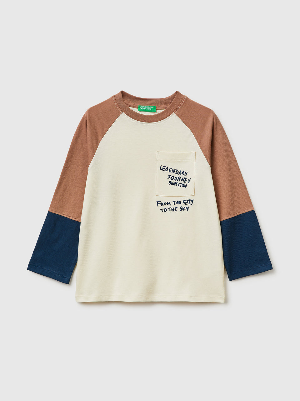 Color block T-shirt with print - ucb_image_FS