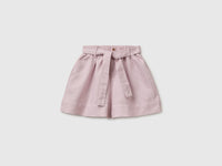 Linen blend shorts with sash - ucb_image_FS