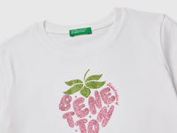 T-shirt with glitter print - ucb_image_DS1