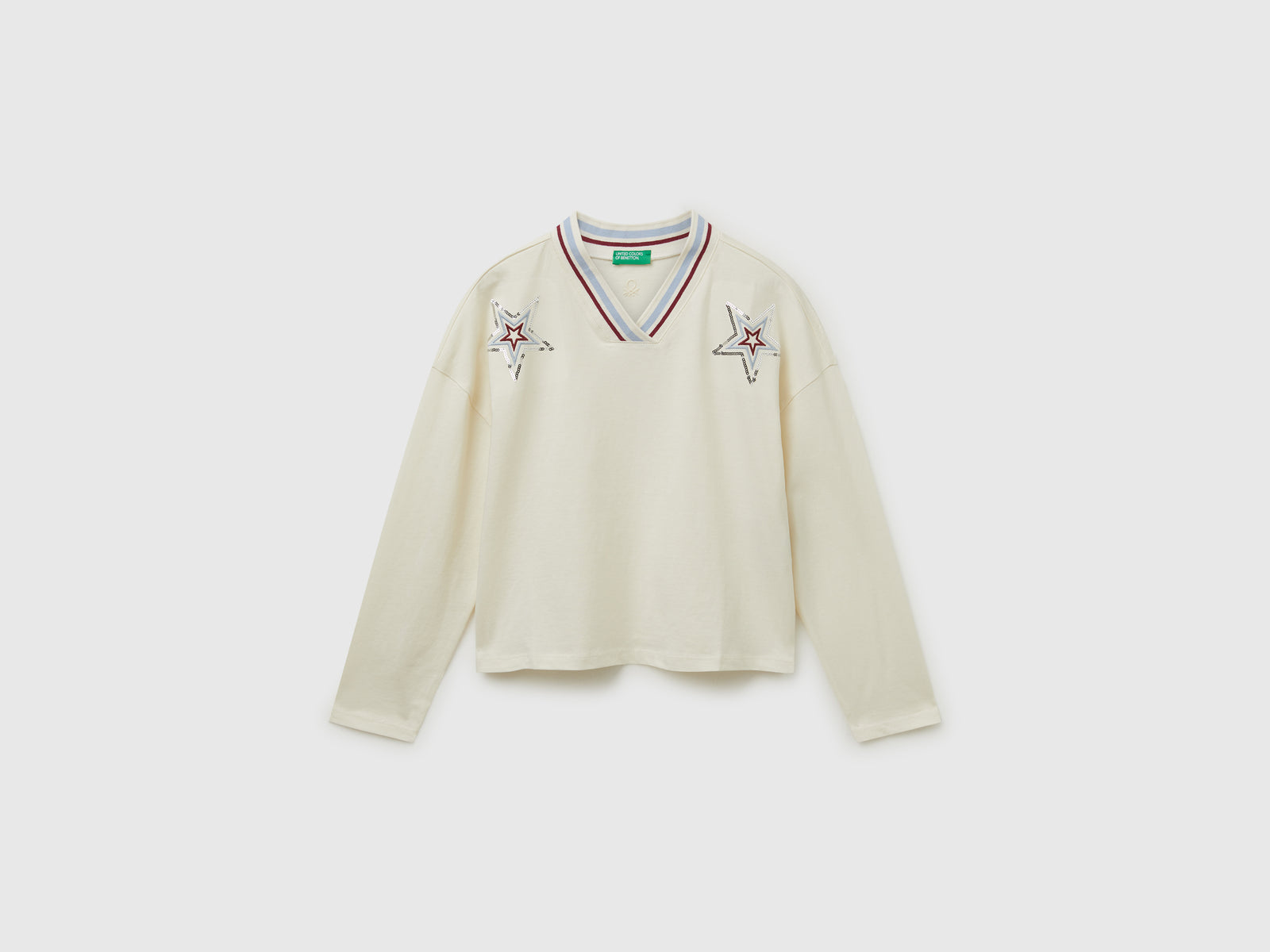 T-shirt com bordado lantejoulas - ucb_image_FS