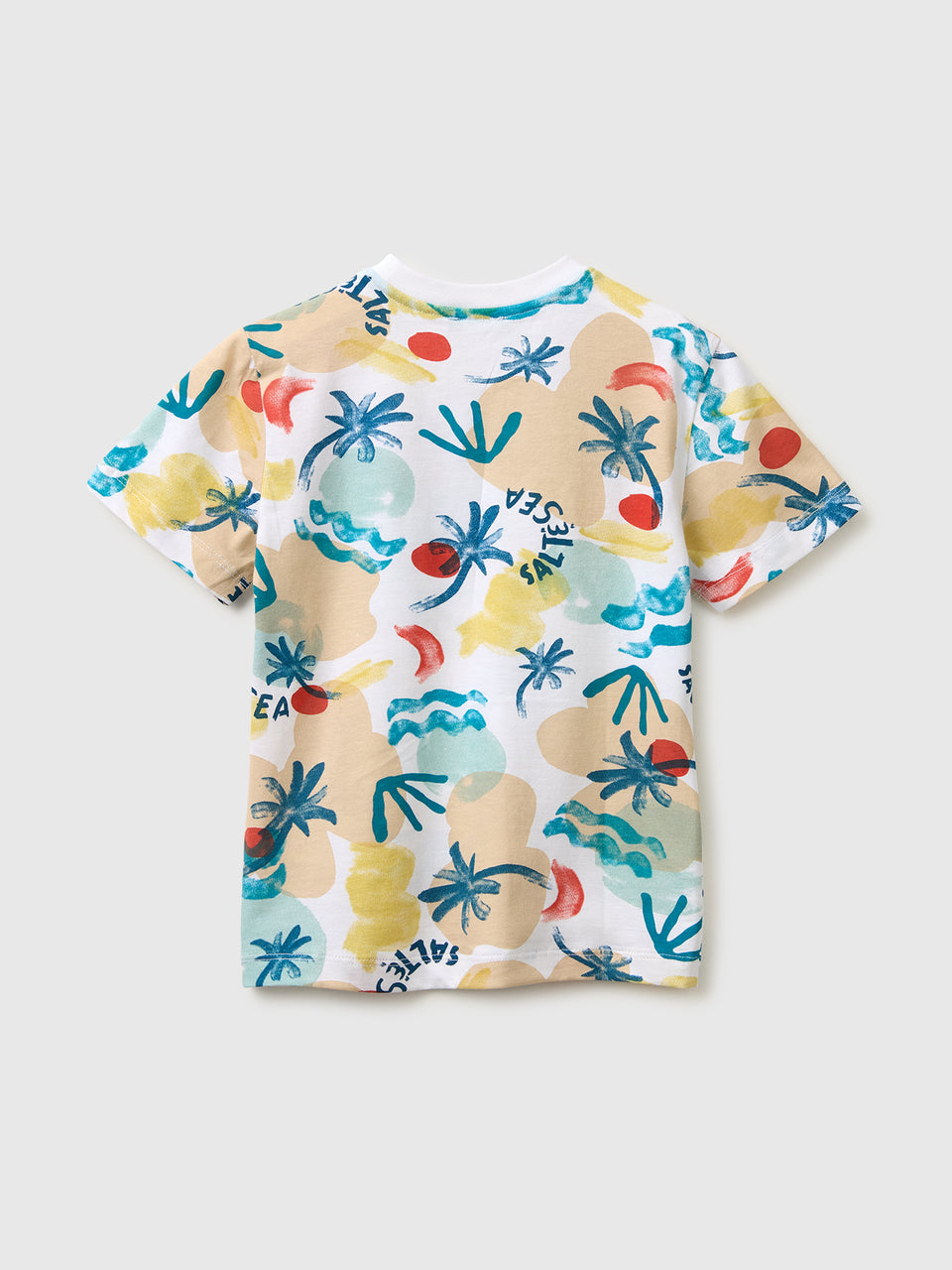 T-shirt with tropical print - ucb_image_BS