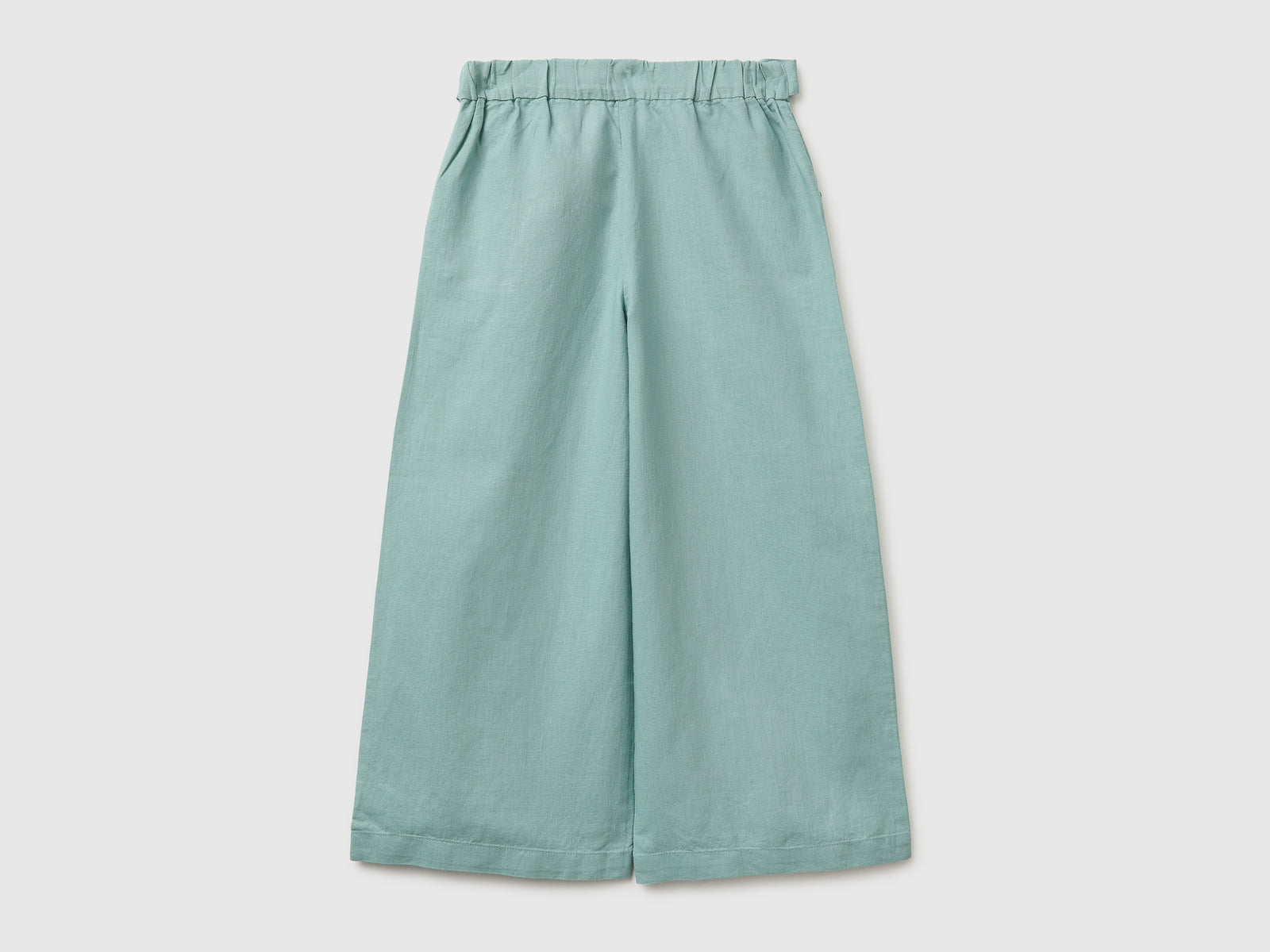 Linen blend trousers with sash - ucb_image_BS