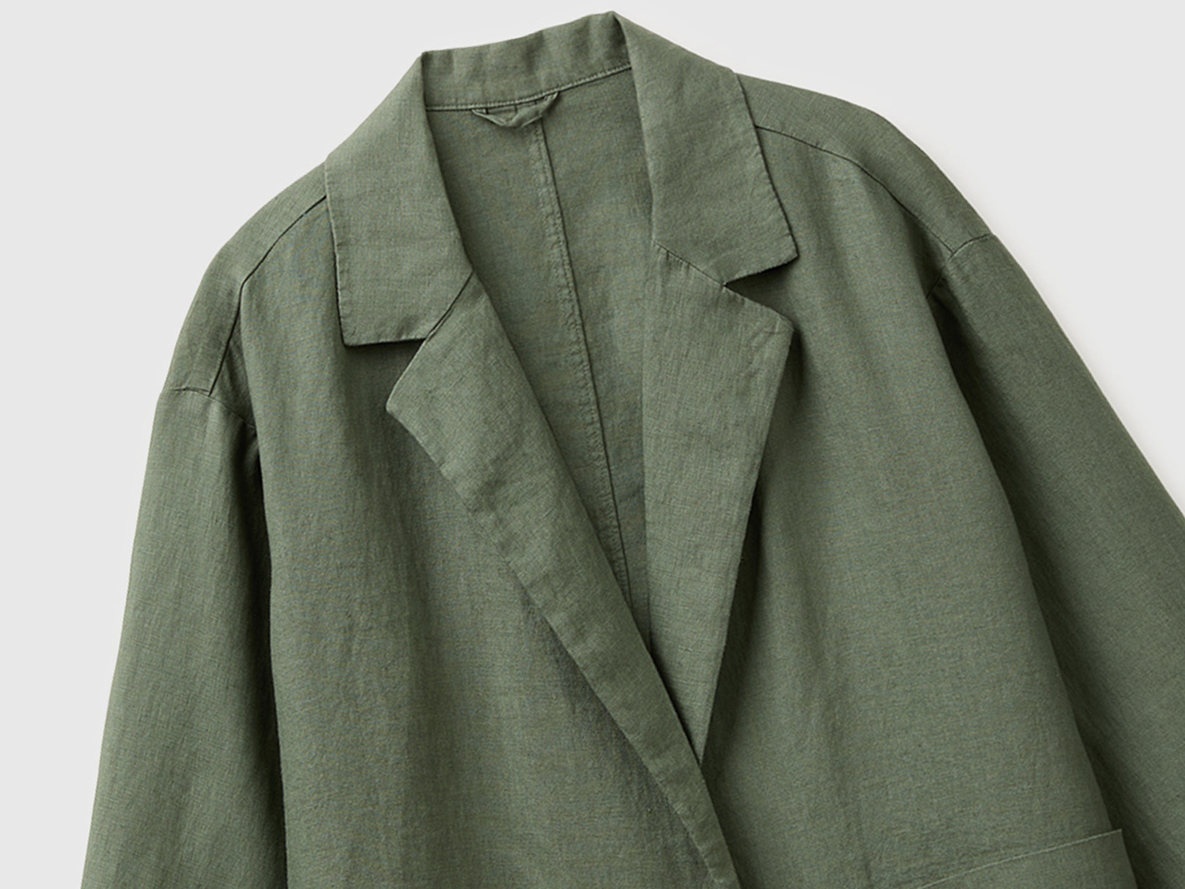 100% linen single-breasted blazer - ucb_image_FY