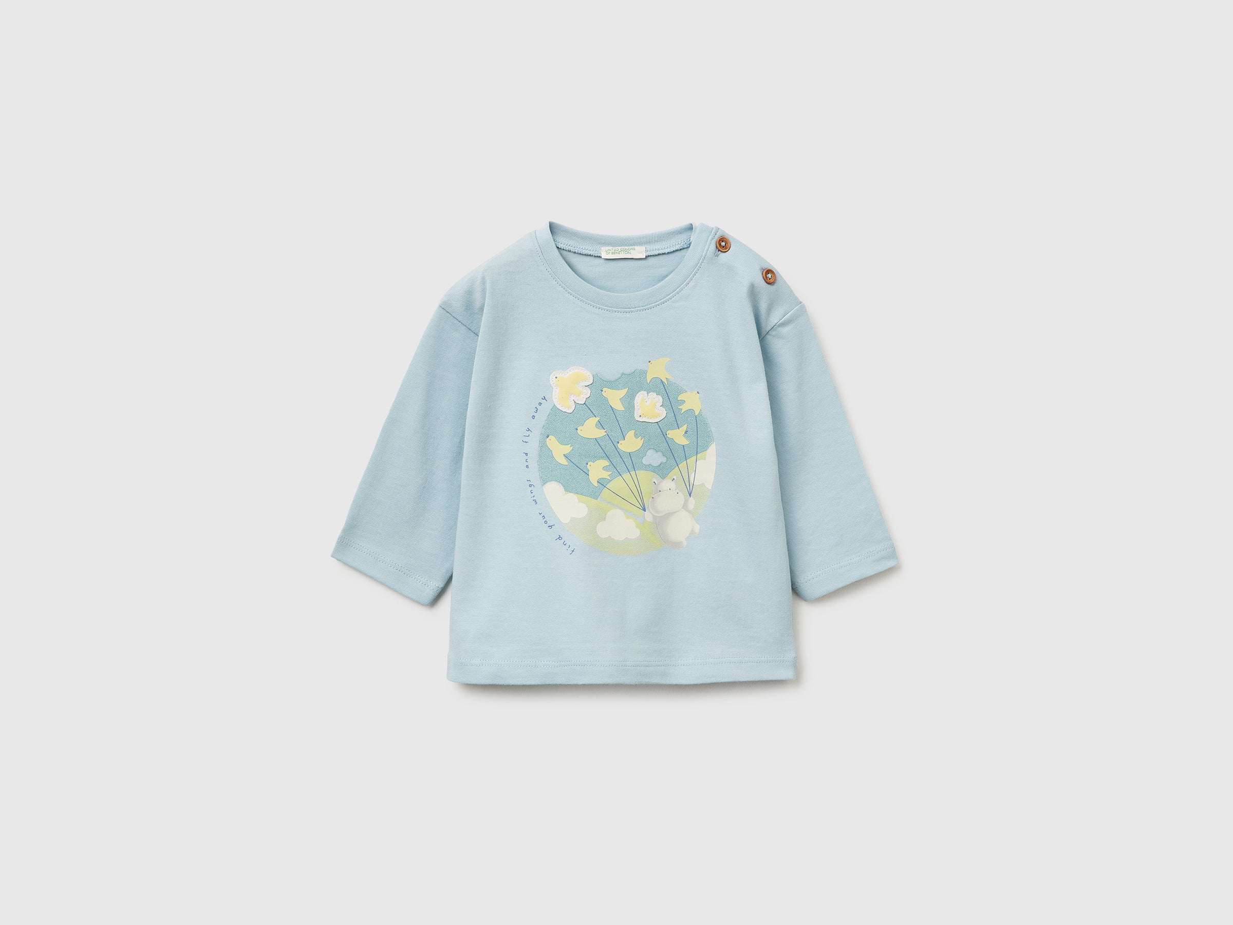 Organic cotton T-shirt with patch - ucb_image_FS
