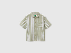 Oversized striped shirt