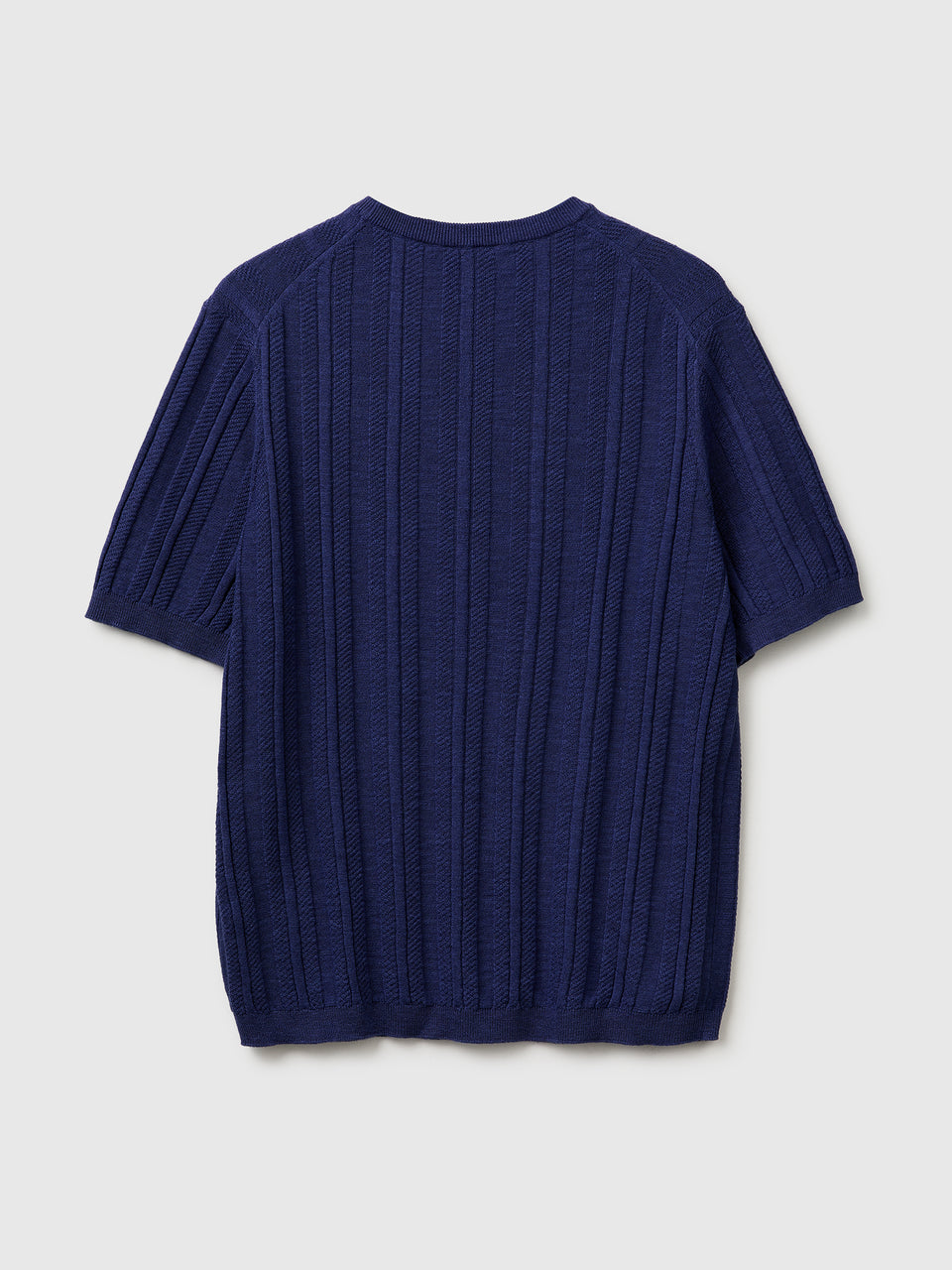 Short-sleeved linen blend sweater - ucb_image_BS