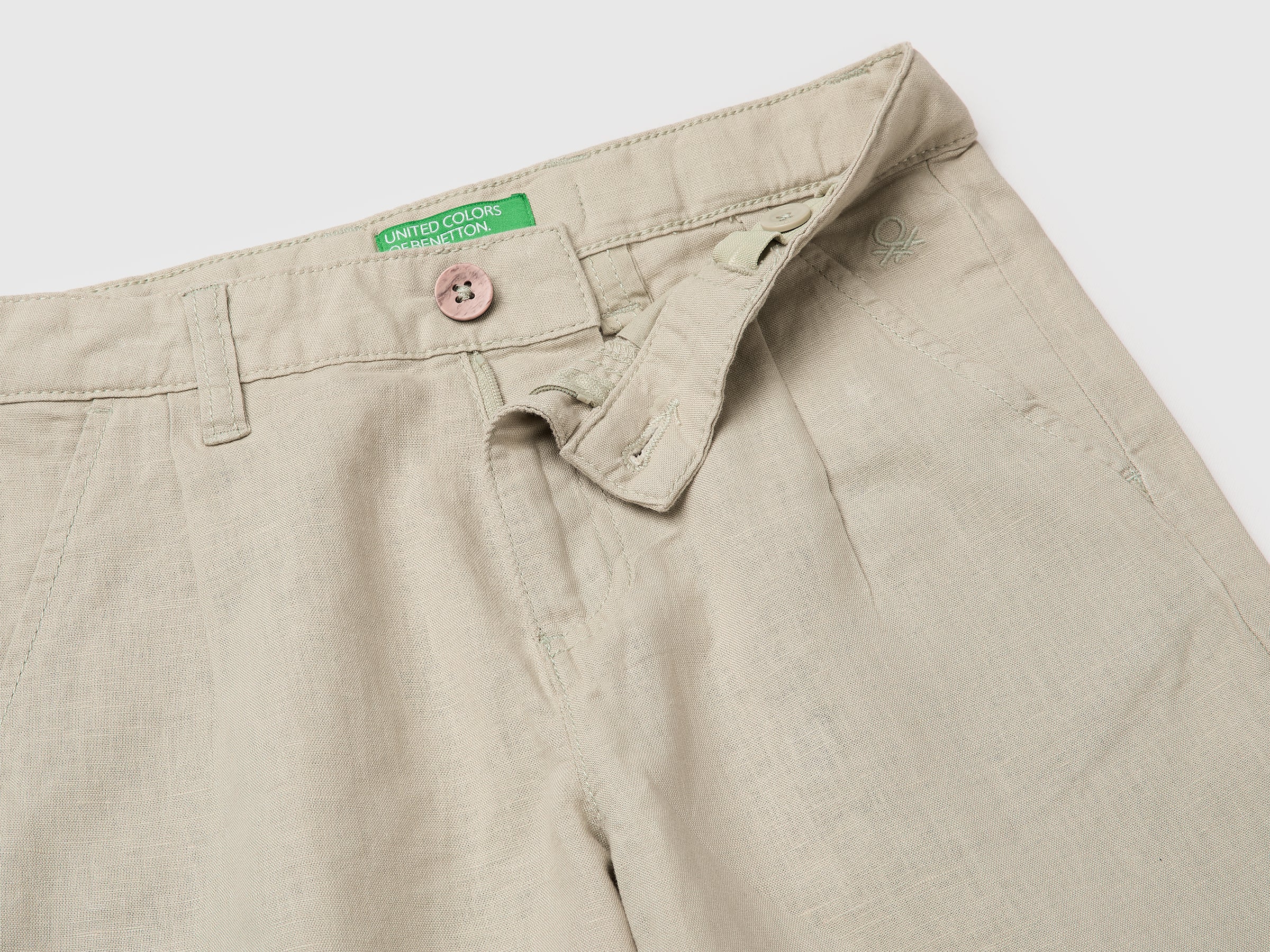 Linen blend shorts - ucb_image_DS1