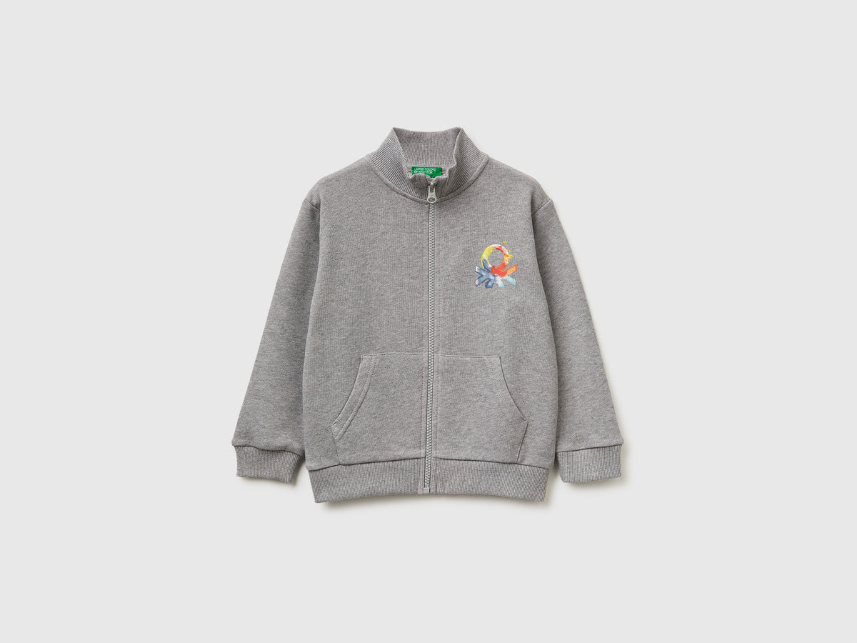 Organic cotton zip-up sweatshirt - ucb_image_FS