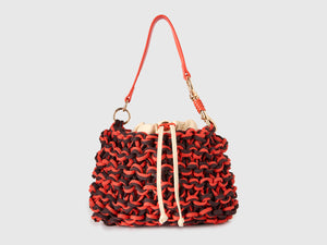 Bolso hobo tejido
