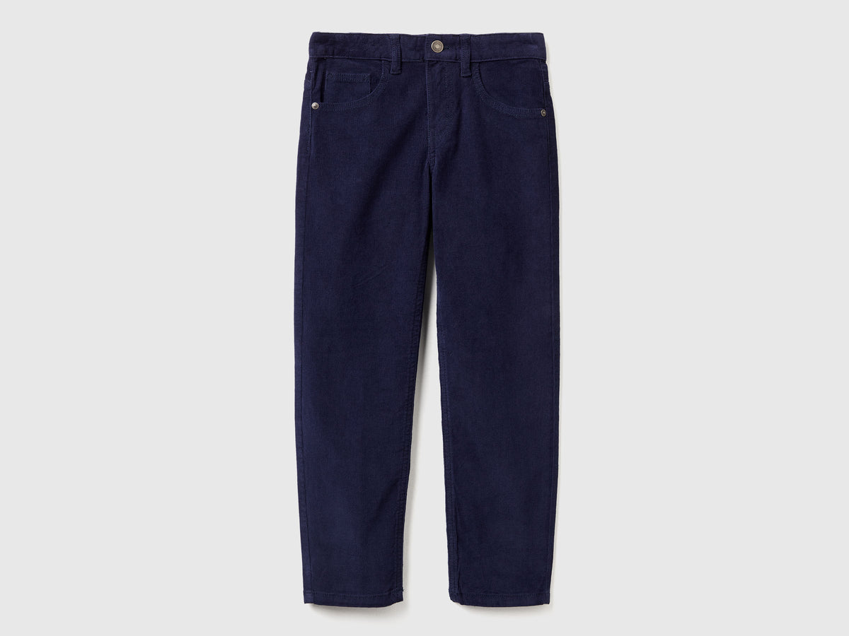 Calças slim fit em veludo stretch - ucb_image_FS