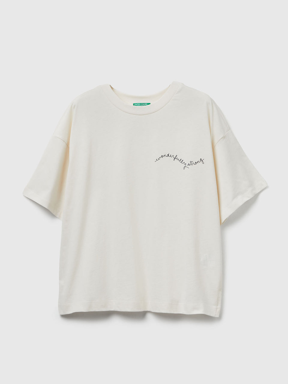 T-shirt com estampa slogan - ucb_image_FS