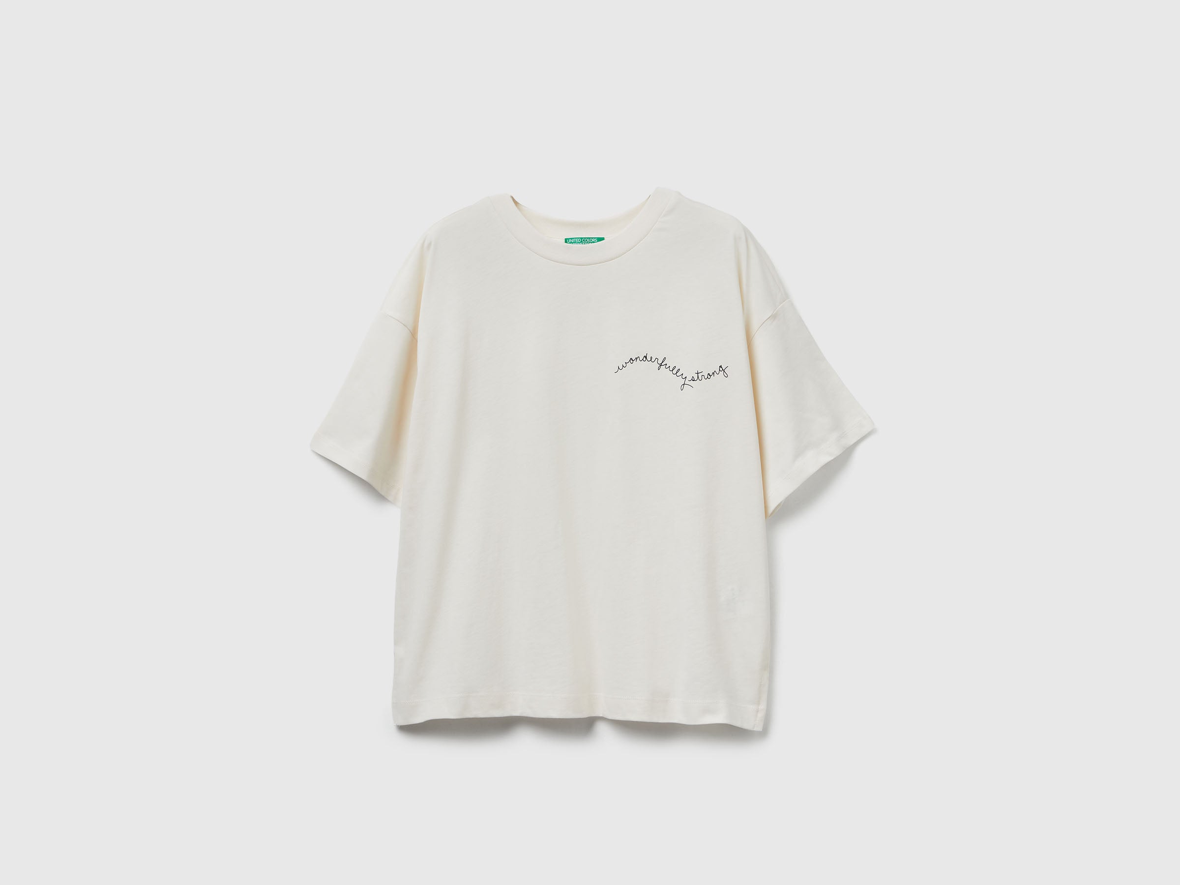 T-shirt com estampa slogan - ucb_image_FS
