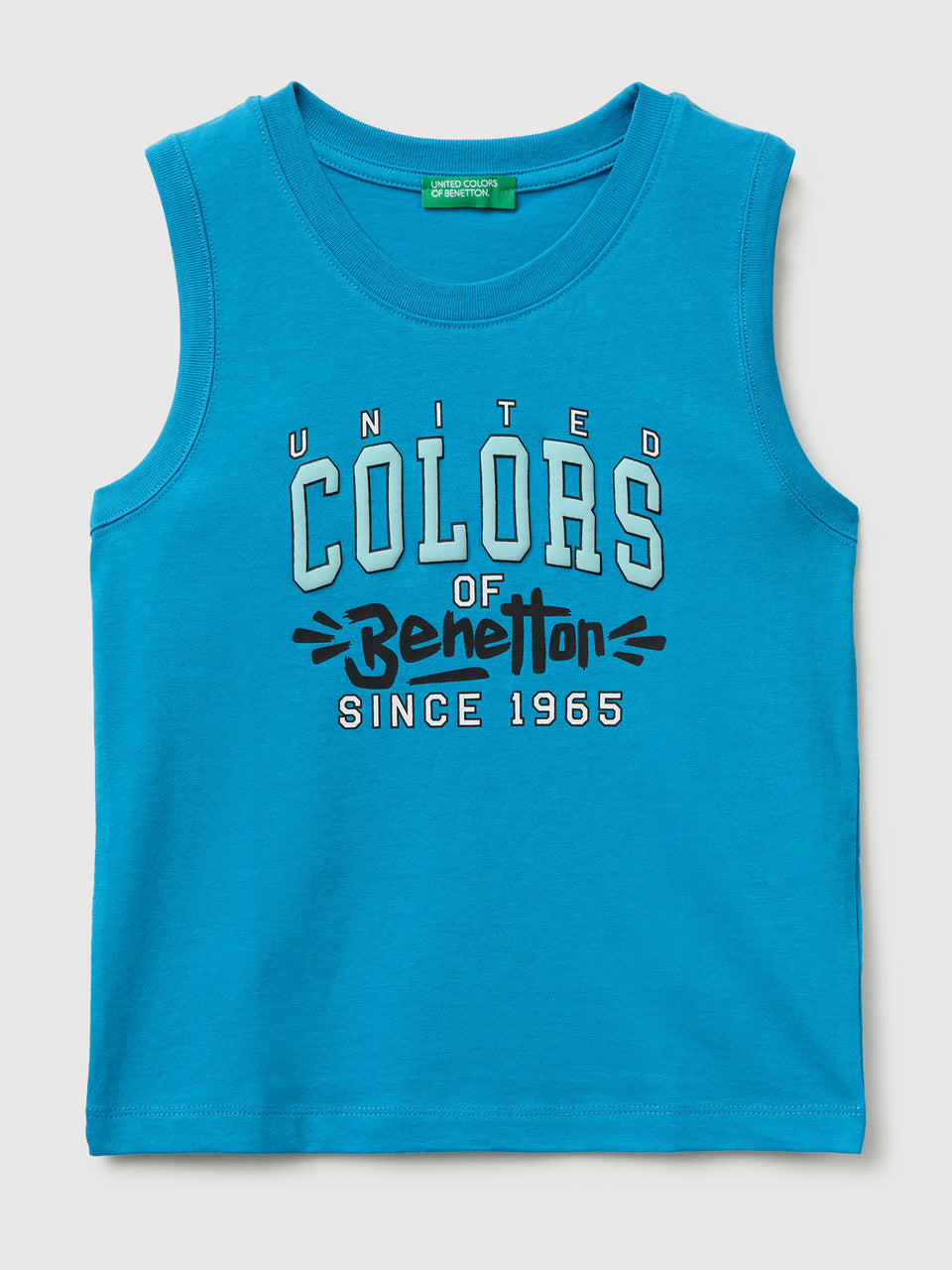 Organic cotton tank top with logo print - ucb_image_FS