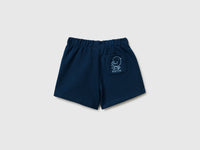 Fleece shorts with animal embroidery - ucb_image_BS
