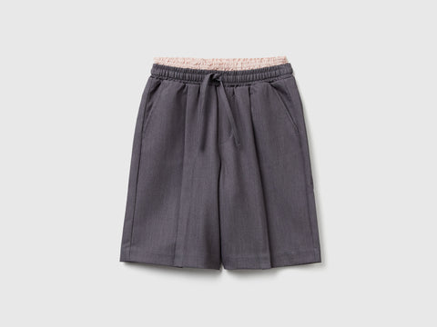 Bermudas amplas em viscose mista - ucb_image_FS