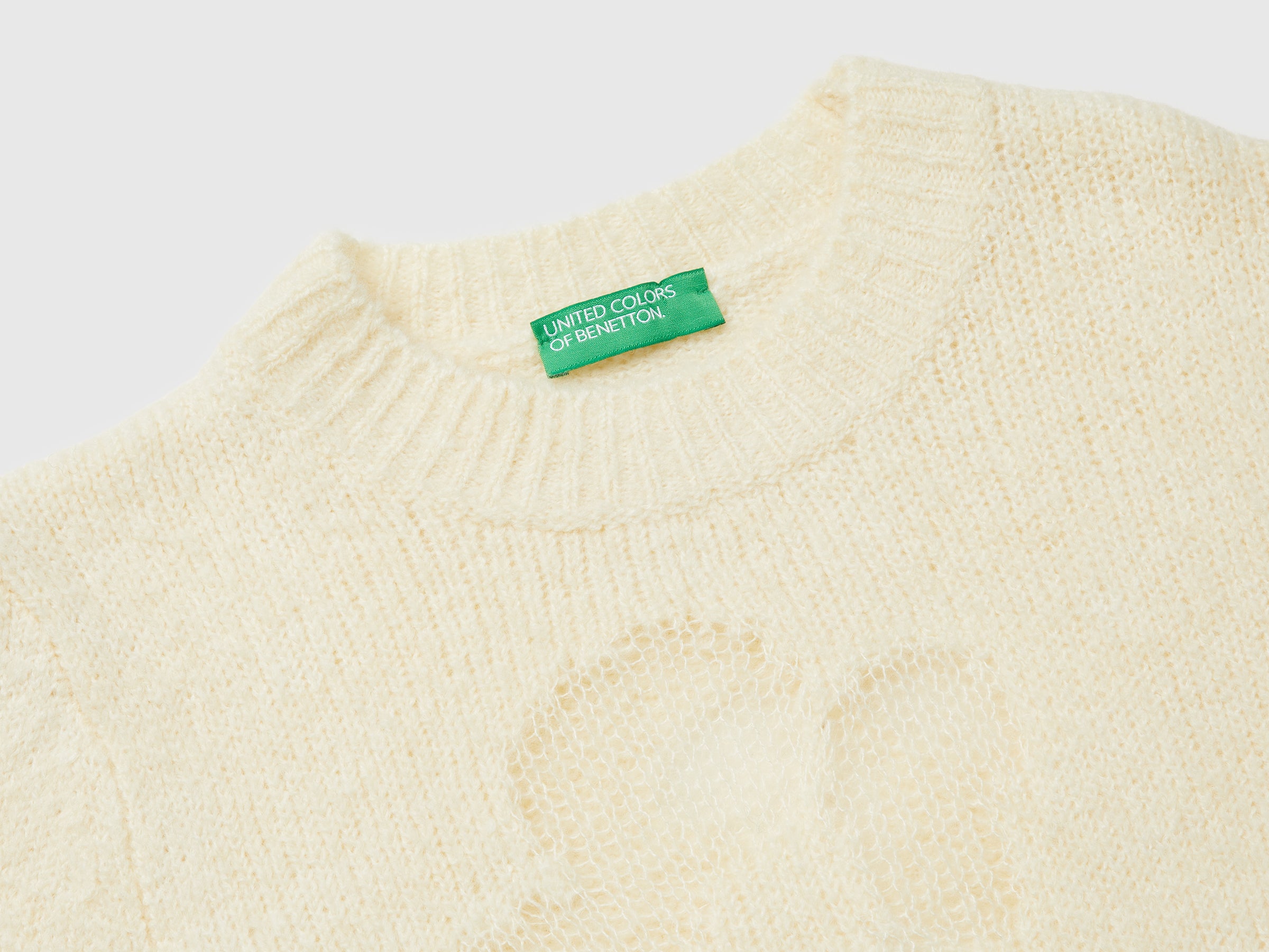 Camisola de manga curta com intársia de flores - ucb_image_DS1