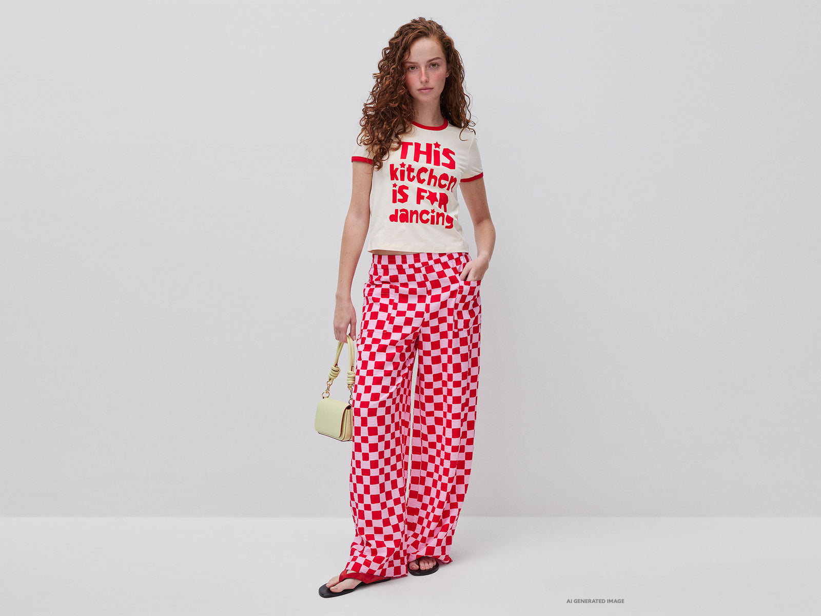 Printed trousers