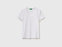 Ribbed V-neck T-shirt - ucb_image_FS