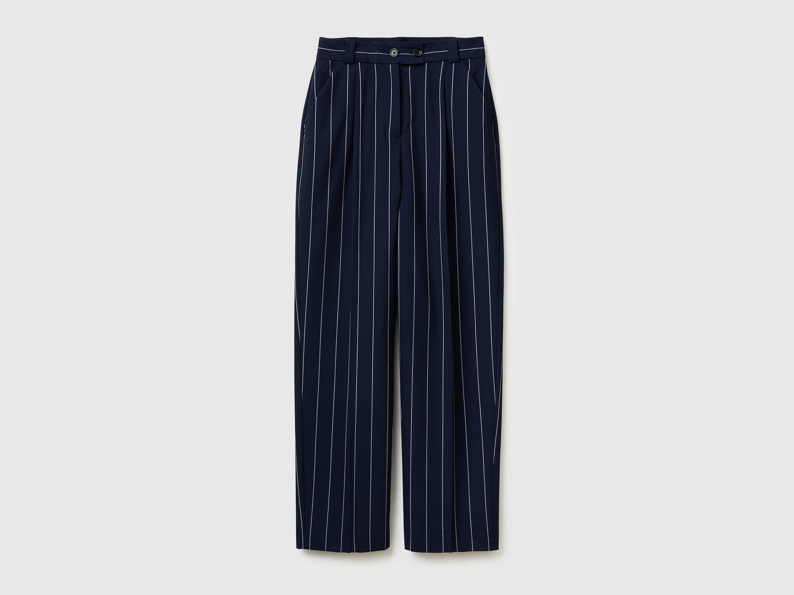 Carrot-fit pinstriped trousers - ucb_image_FS