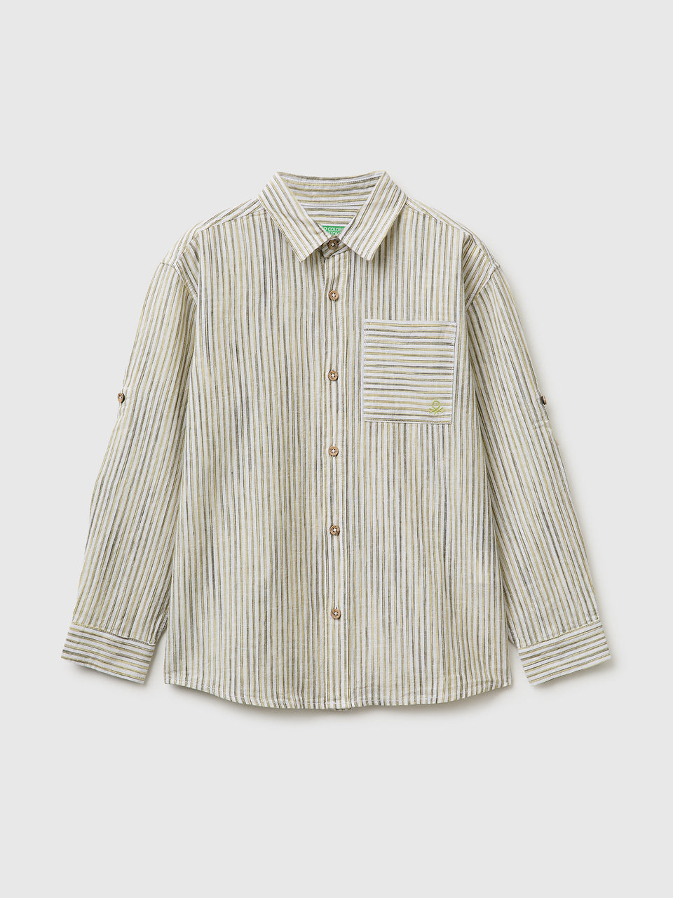 Striped linen blend shirt - ucb_image_FS