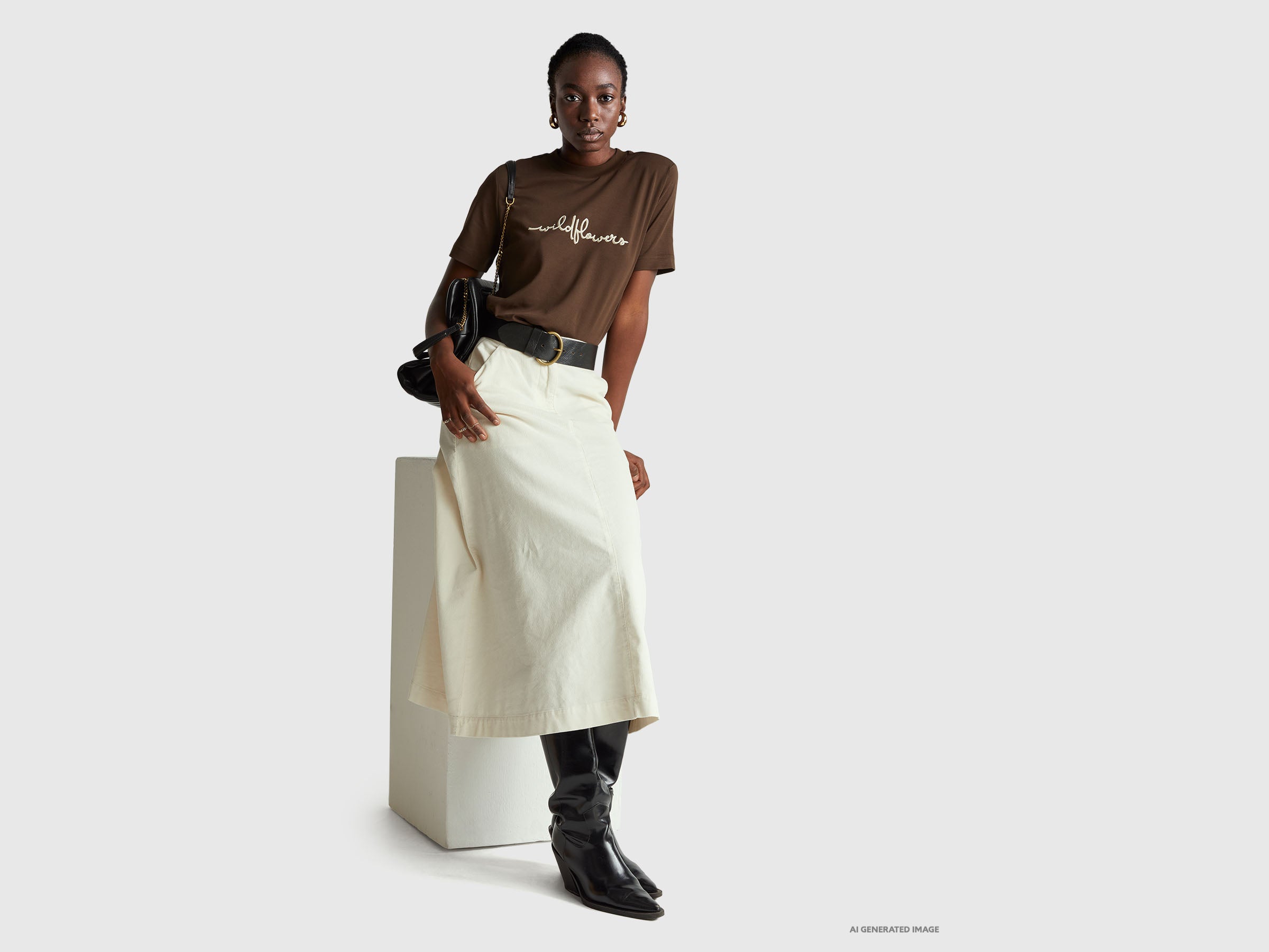 T-shirt com estampa e bordado - ucb_image_FY