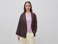 Blazer de abotoadura simples em 100% linho - ucb_image_F