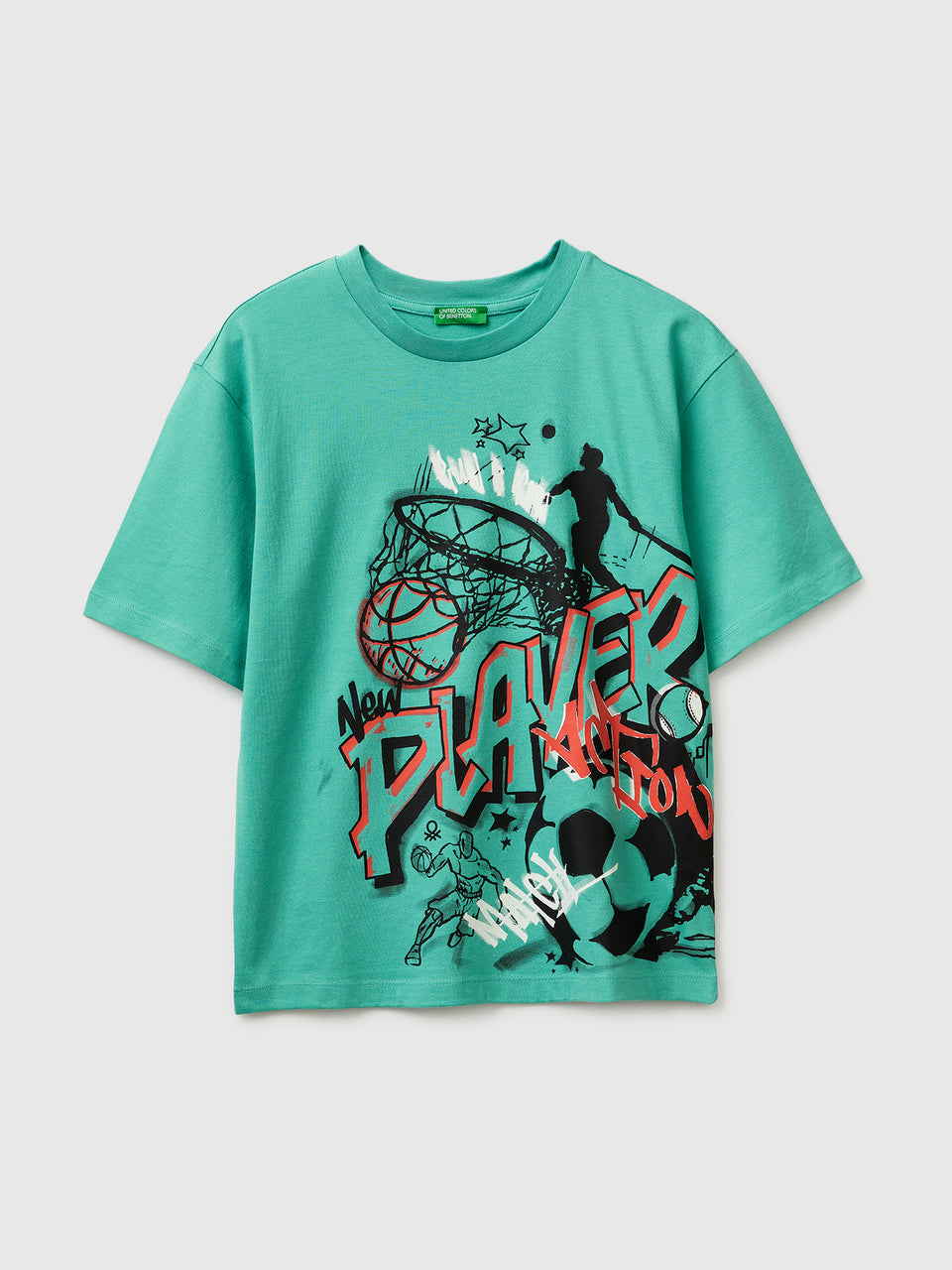 Graffiti print T-shirt - ucb_image_FS