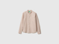 Striped shirt with mandarin collar - ucb_image_FS