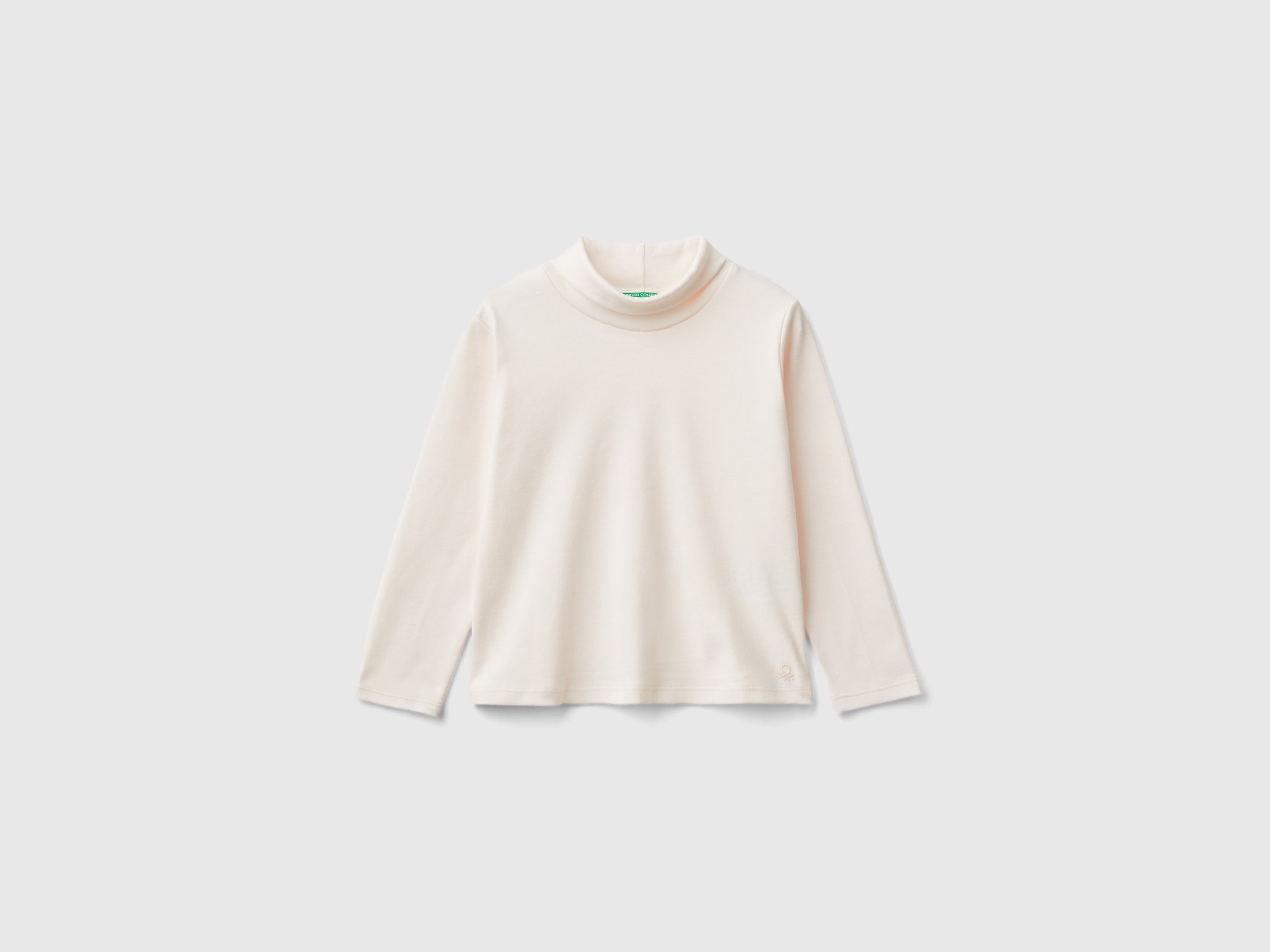 T-shirt de gola alta em algodão quente orgânico - ucb_image_FS