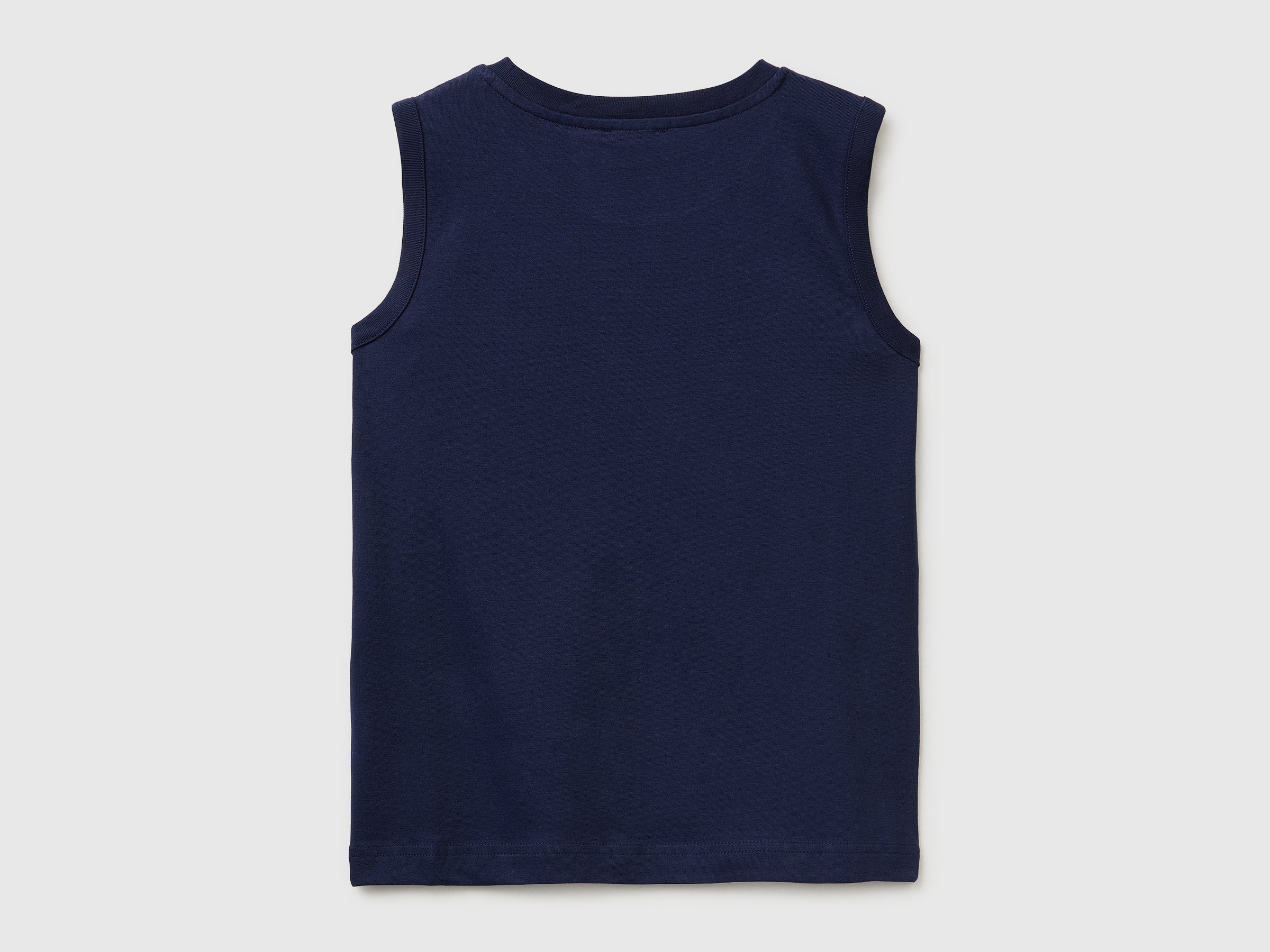Organic cotton tank top with logo print - ucb_image_BS