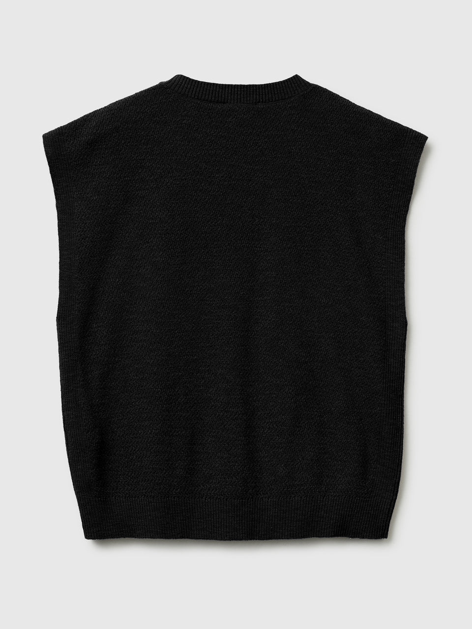 Sleeveless linen blend sweater - ucb_image_BS