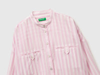 Striped shirt with mandarin collar - ucb_image_DS1